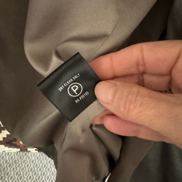 Lafayette 148 Shiny Black Blazer - Picture 4 of 5